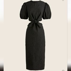 J. Crew Black Long Sleeve Dress